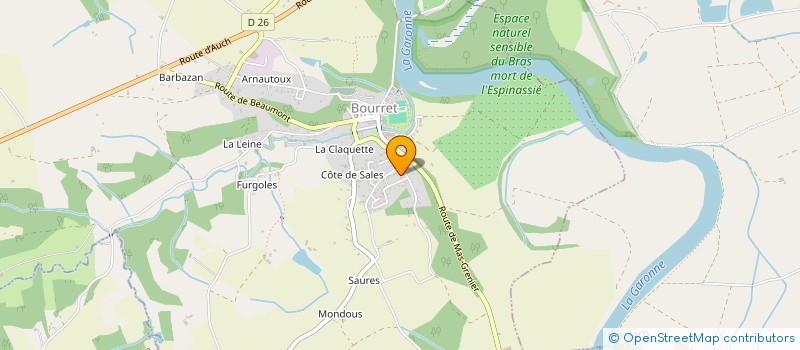 localisation de l'entreprise MADAME SUZANNE DALSOGLIO  MONTECH