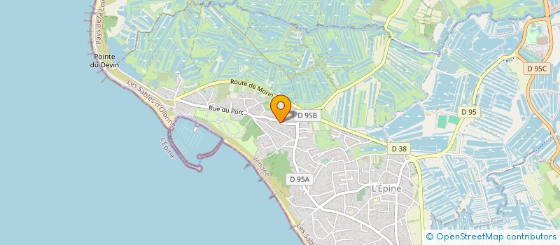 localisation de l'entreprise MADAME SUZANNE DE PILLOT  L'EPINE