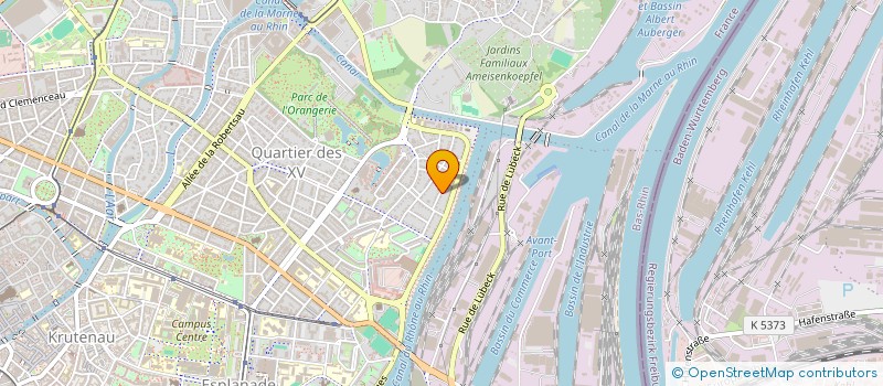 localisation de l'entreprise MADAME SUZANNE DEGENNE à STRASBOURG