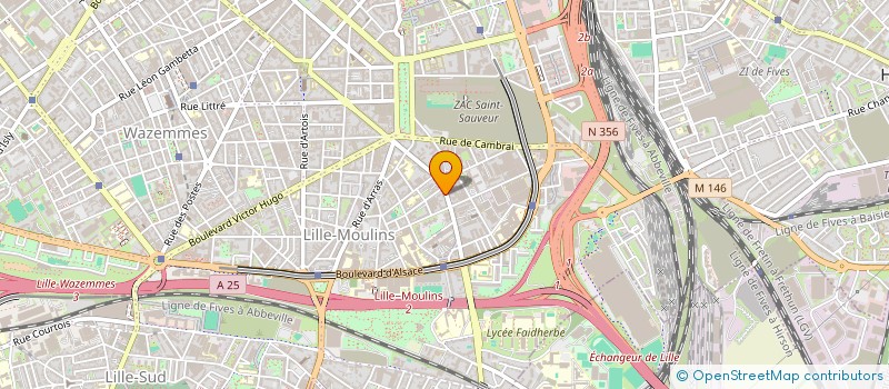 localisation de l'entreprise MADAME SUZANNE DEGOUL à LILLE