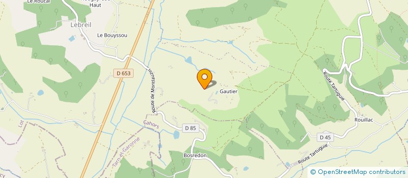 localisation de l'entreprise MADAME SUZANNE DELASSUS  MONTCUQ-EN-QUERCY-BLANC