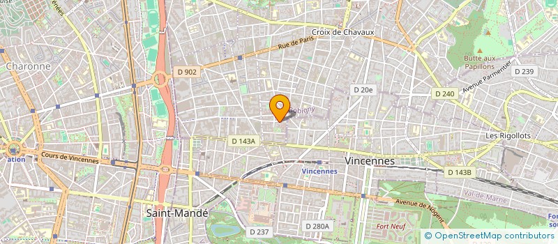 localisation de l'entreprise MADAME SUZANNE DELAUNAY à MONTREUIL