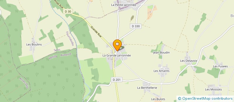 localisation de l'entreprise MADAME SUZANNE DELAVOIX  BURS-EN-OTHE