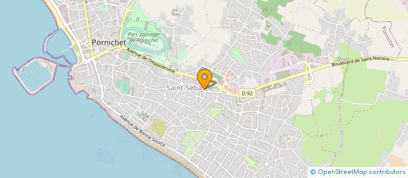 localisation de l'entreprise MADAME SUZANNE DELEUZE à PORNICHET