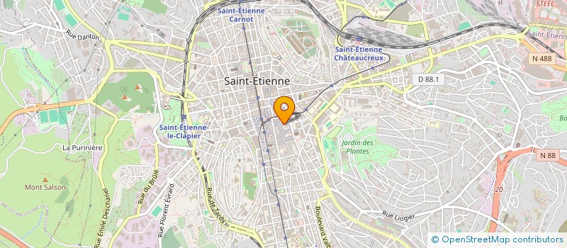 localisation de l'entreprise MADAME SUZANNE DIMIER à SAINT-ETIENNE