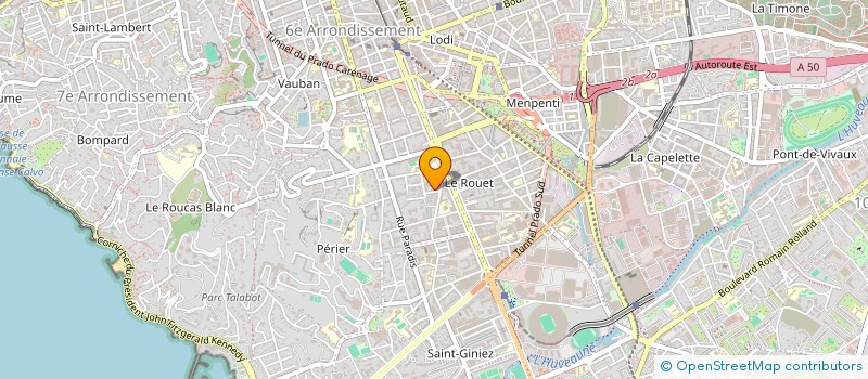 localisation de l'entreprise MADAME SUZANNE DRIKES  MARSEILLE