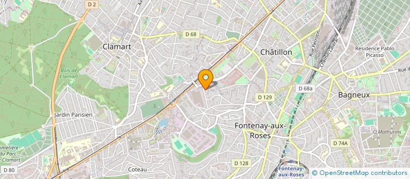 localisation de l'entreprise MADAME SUZANNE DRUCBERT à FONTENAY-AUX-ROSES