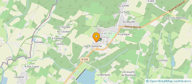 localisation de l'entreprise MADAME SUZANNE DUMERGUES  CAZAUBON