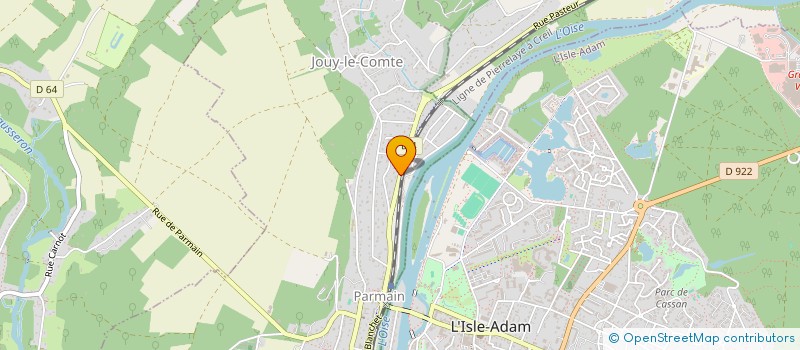 localisation de l'entreprise MADAME SUZANNE DUMOUCHEL  PARMAIN