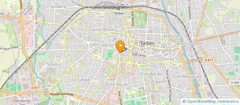 localisation de l'entreprise MADAME SUZANNE ESCOUGNOU  TARBES