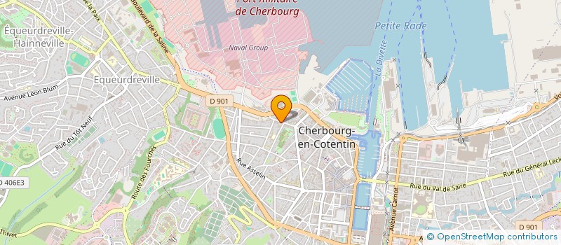 localisation de l'entreprise MADAME SUZANNE FEREY à CHERBOURG-EN-COTENTIN