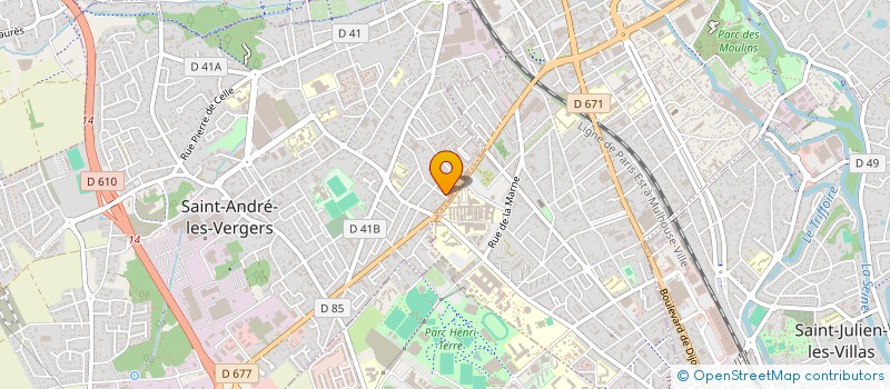 localisation de l'entreprise MADAME SUZANNE FESTE  SAINT-ANDRE-LES-VERGERS