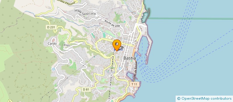 localisation de l'entreprise MADAME SUZANNE FILIPPI à BASTIA