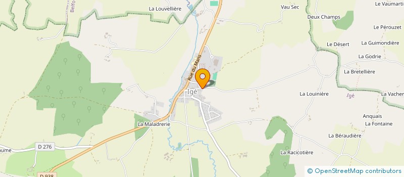 localisation de l'entreprise MADAME SUZANNE FOUASNON à IGE