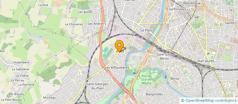 localisation de l'entreprise MADAME SUZANNE FRONTEAU  LE MANS