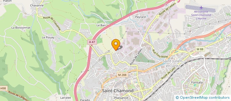 localisation de l'entreprise MADAME SUZANNE GARDE à SAINT-CHAMOND