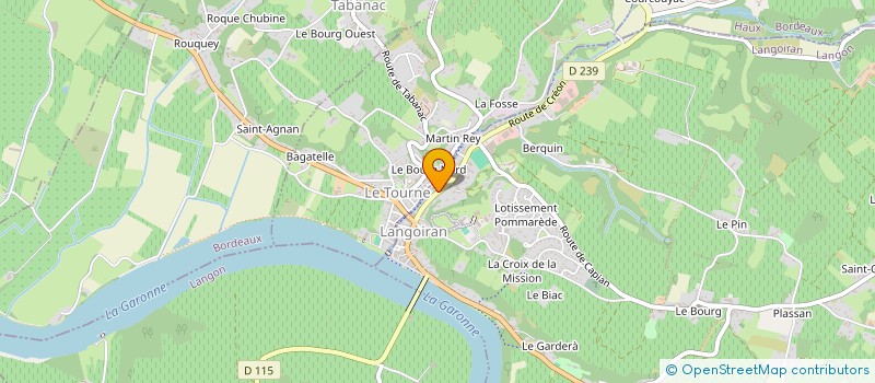 localisation de l'entreprise MADAME SUZANNE GENIN  LANGOIRAN