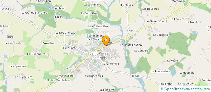 localisation de l'entreprise MADAME SUZANNE GERAULT  SAINT-PIERRE-DES-NIDS