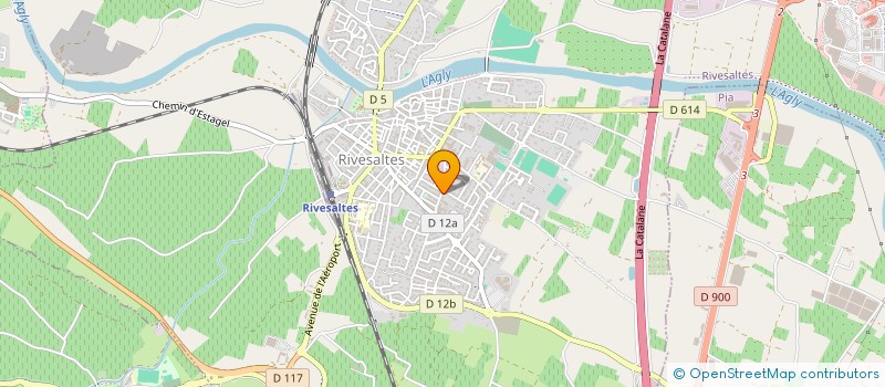 localisation de l'entreprise MADAME SUZANNE GIRAUDON  RIVESALTES