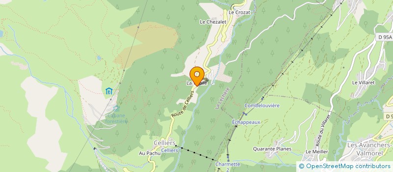 localisation de l'entreprise MADAME SUZANNE GONTHIER  LA LECHERE