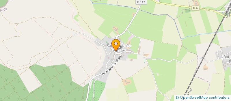 localisation de l'entreprise MADAME SUZANNE GOSFRIN  SAULXURES-LES-VANNES