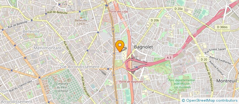 localisation de l'entreprise MADAME SUZANNE GRANIER  PARIS