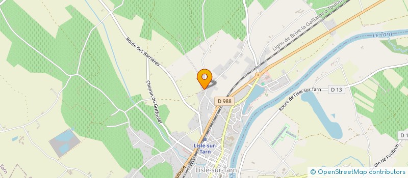 localisation de l'entreprise MADAME SUZANNE GRAYSSAGUEL à LISLE-SUR-TARN