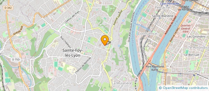 localisation de l'entreprise MADAME SUZANNE GREMILLET  SAINTE-FOY-LES-LYON