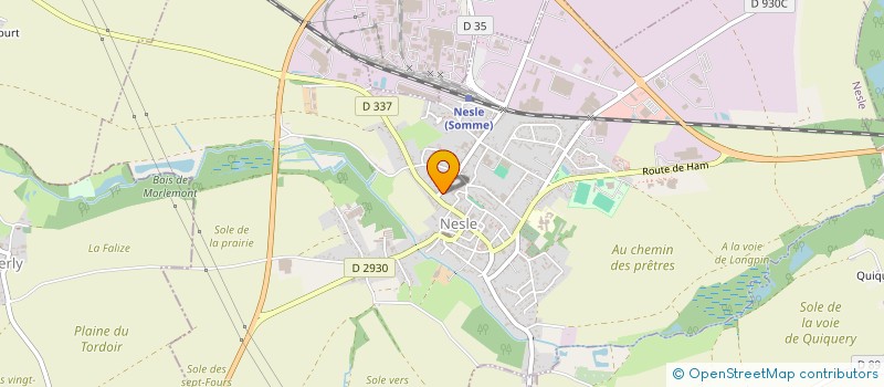 localisation de l'entreprise MADAME SUZANNE GRIFFON à NESLE