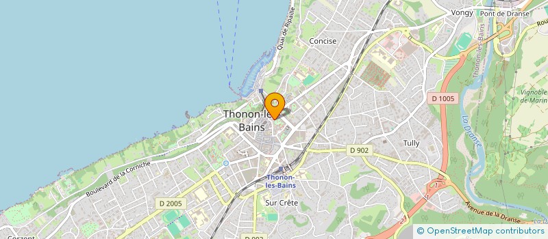 localisation de l'entreprise MADAME SUZANNE GRILLET-AUBERT à THONON-LES-BAINS