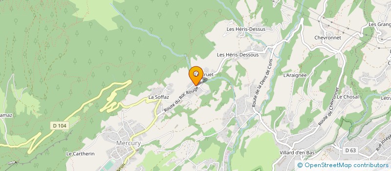 localisation de l'entreprise MADAME SUZANNE GROLL  MERCURY