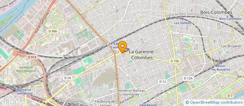 localisation de l'entreprise MADAME SUZANNE GROSSMANN à LA GARENNE-COLOMBES