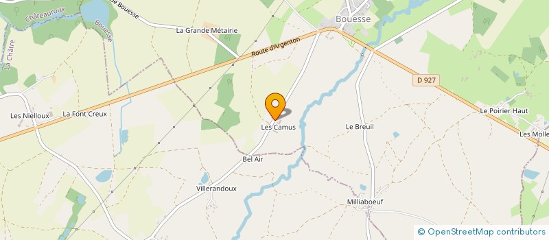 localisation de l'entreprise MADAME SUZANNE GUAY à BOUESSE