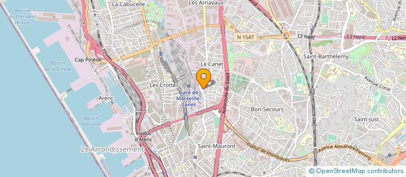 localisation de l'entreprise MADAME SUZANNE GUILLERMET à MARSEILLE