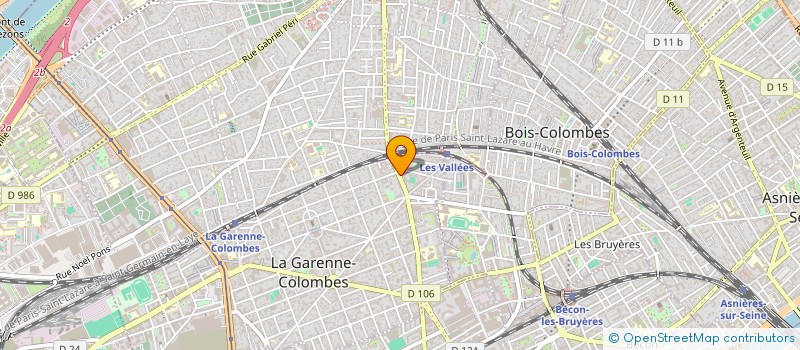 localisation de l'entreprise MADAME SUZANNE HERBELIN  LA GARENNE-COLOMBES