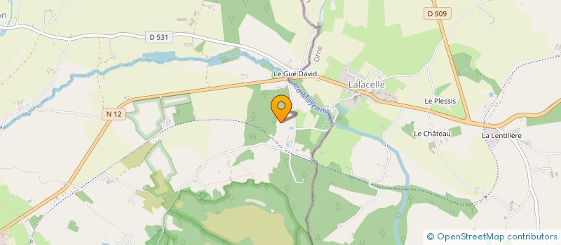 localisation de l'entreprise MADAME SUZANNE HERMON  LIGNIERES-ORGERES