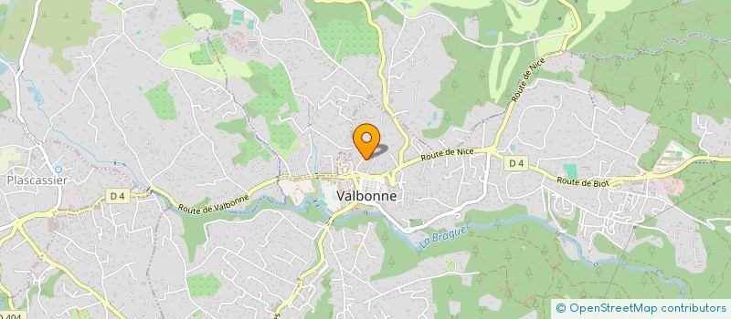 localisation de l'entreprise MADAME SUZANNE HOFFMAN  VALBONNE