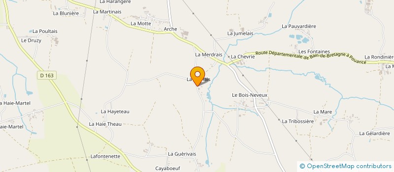 localisation de l'entreprise MADAME SUZANNE HUDOMME à RUFFIGNE