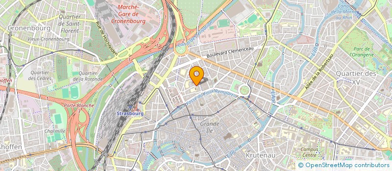 localisation de l'entreprise MADAME SUZANNE HUSSON à STRASBOURG