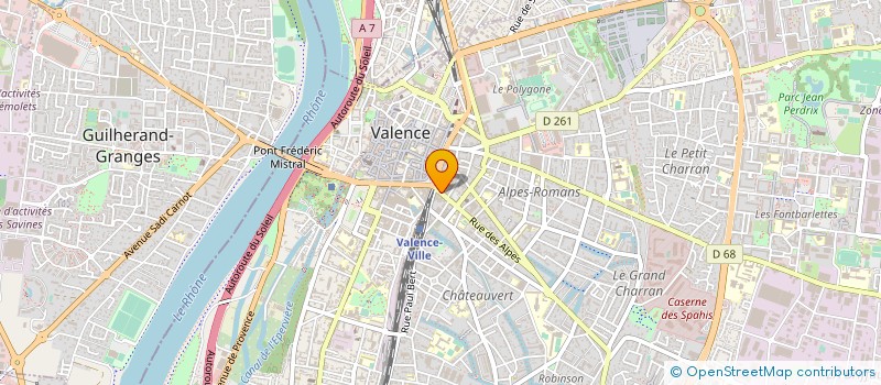 localisation de l'entreprise MADAME SUZANNE IORDANOFF à VALENCE