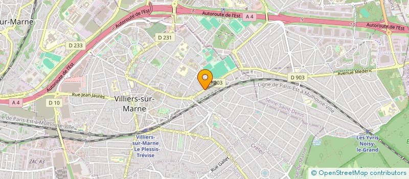 localisation de l'entreprise MADAME SUZANNE JAUBERTHIE  VILLIERS-SUR-MARNE