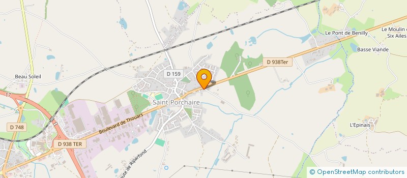 localisation de l'entreprise MADAME SUZANNE JAUNY  BRESSUIRE