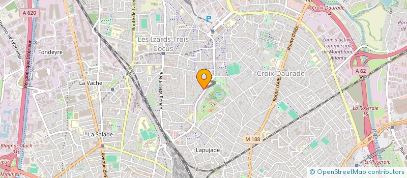 localisation de l'entreprise MADAME SUZANNE JULIEN  TOULOUSE