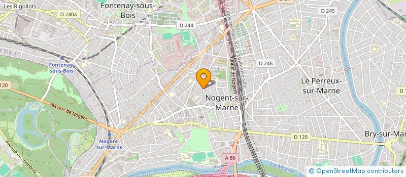 localisation de l'entreprise MADAME SUZANNE JUY à NOGENT-SUR-MARNE