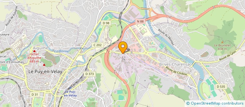 localisation de l'entreprise MADAME SUZANNE KEDIKIAN  BRIVES-CHARENSAC