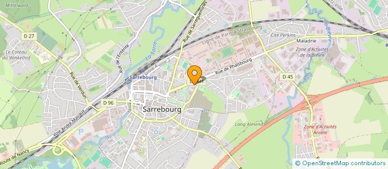 localisation de l'entreprise MADAME SUZANNE KEMBI LUZOLO  SARREBOURG