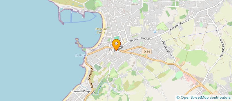 localisation de l'entreprise MADAME SUZANNE LABBE  ERQUY