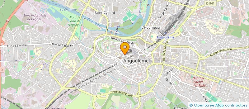 localisation de l'entreprise MADAME SUZANNE LACHEZ à ANGOULEME