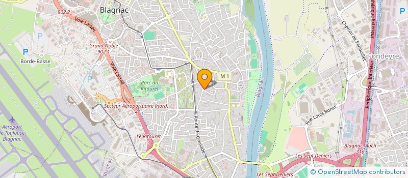 localisation de l'entreprise MADAME SUZANNE LAFAYSSE à BLAGNAC