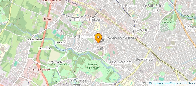 localisation de l'entreprise MADAME SUZANNE LANGRY  SAINT-HERBLAIN